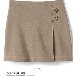 LandsEnd Girls Knit Above the knee skort. Uniform, size 12